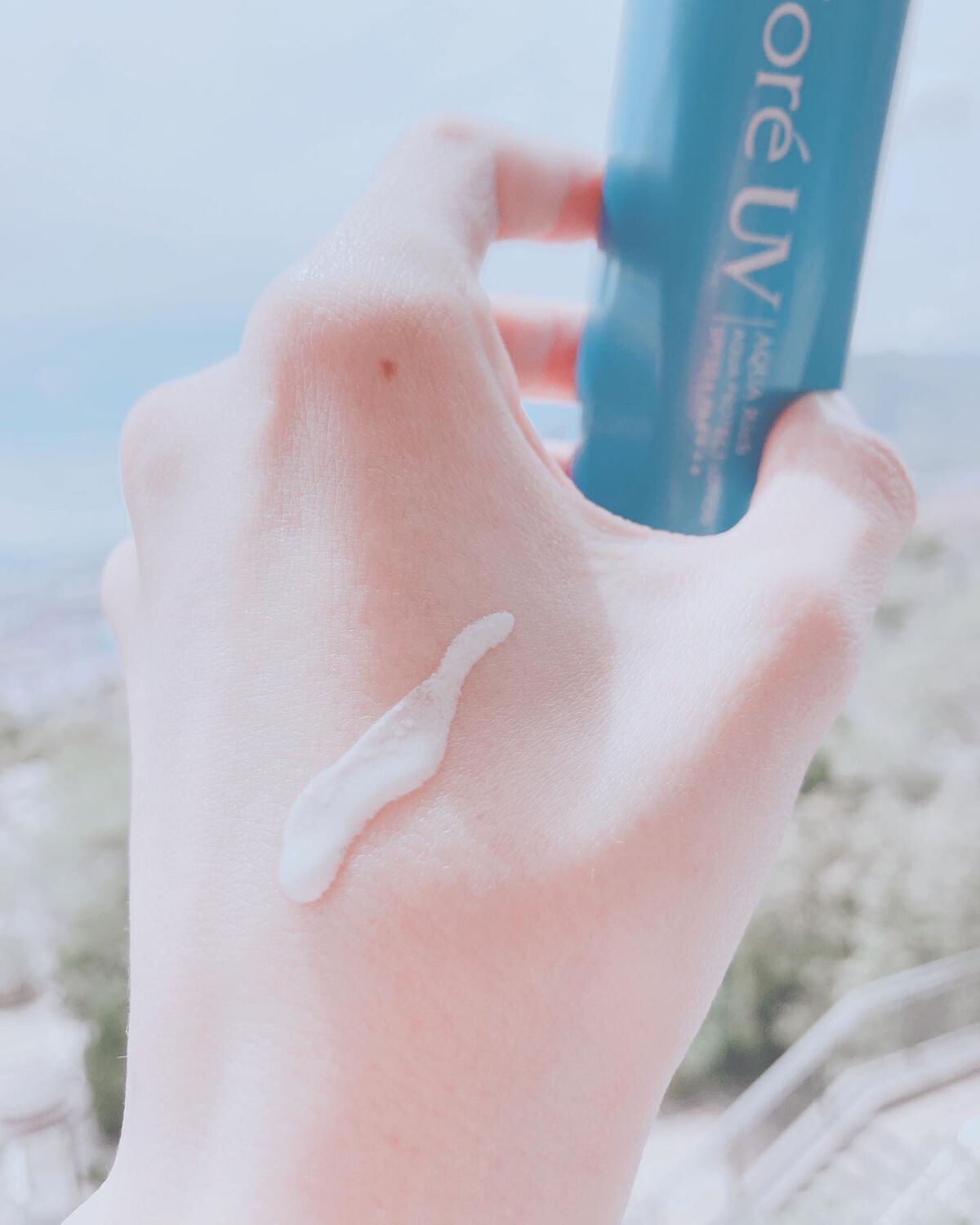 ビオレUV アクアリッチ アクアプロテクトローション(水層パック)/ビオレ/日焼け止めローションを使ったクチコミ(3枚目)