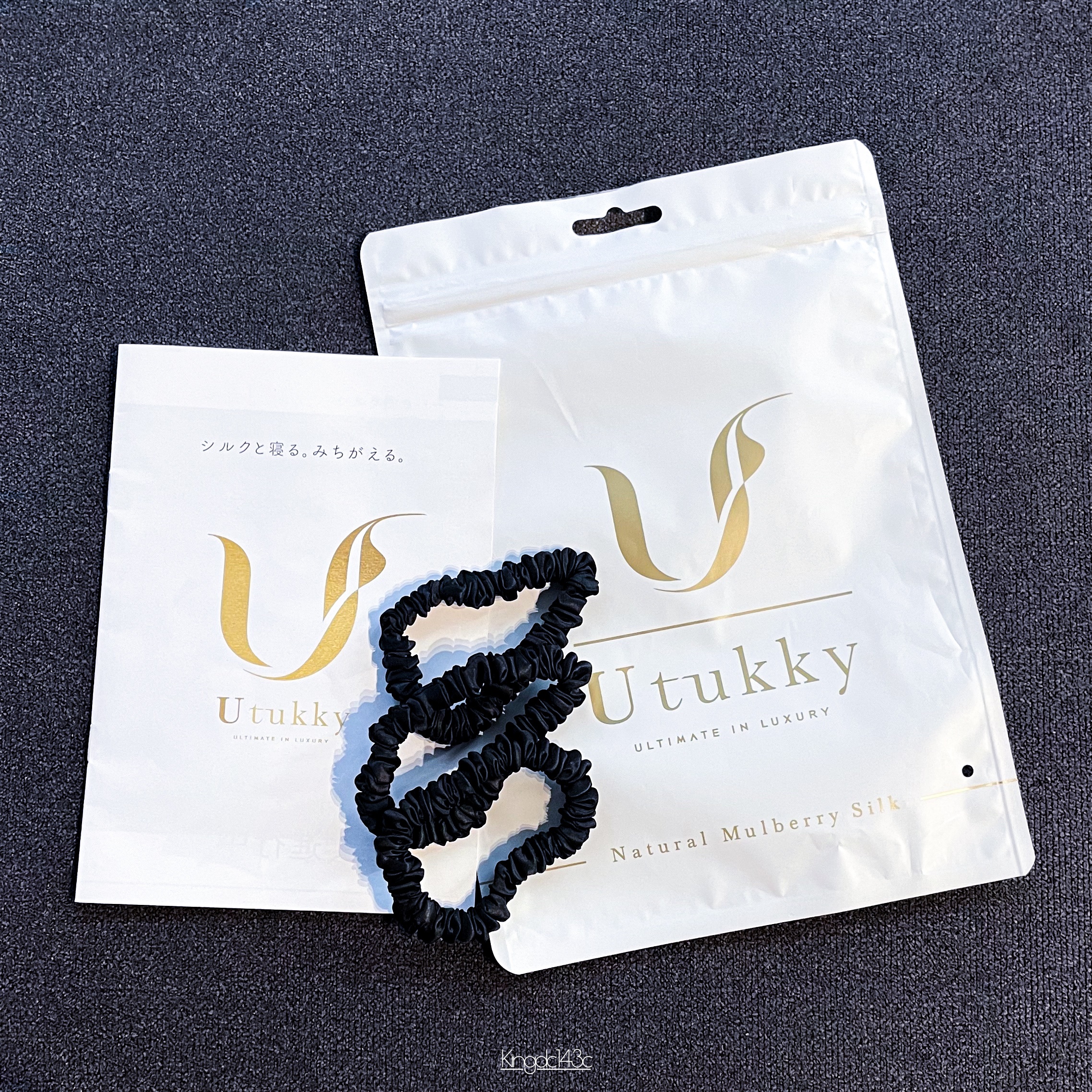 シルクヘアゴム/Utukky/その他スタイリングを使ったクチコミ（1枚目）