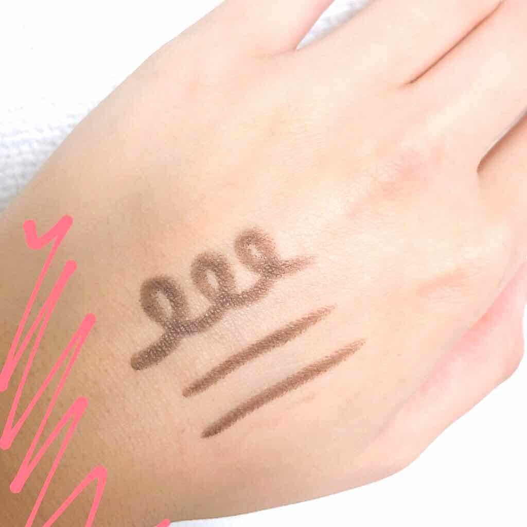 shiny_perfume_56bq on LIPS 「百均コスメアイクレヨン04ブラウンパール百均コスメ舐めてました..」(1枚目)