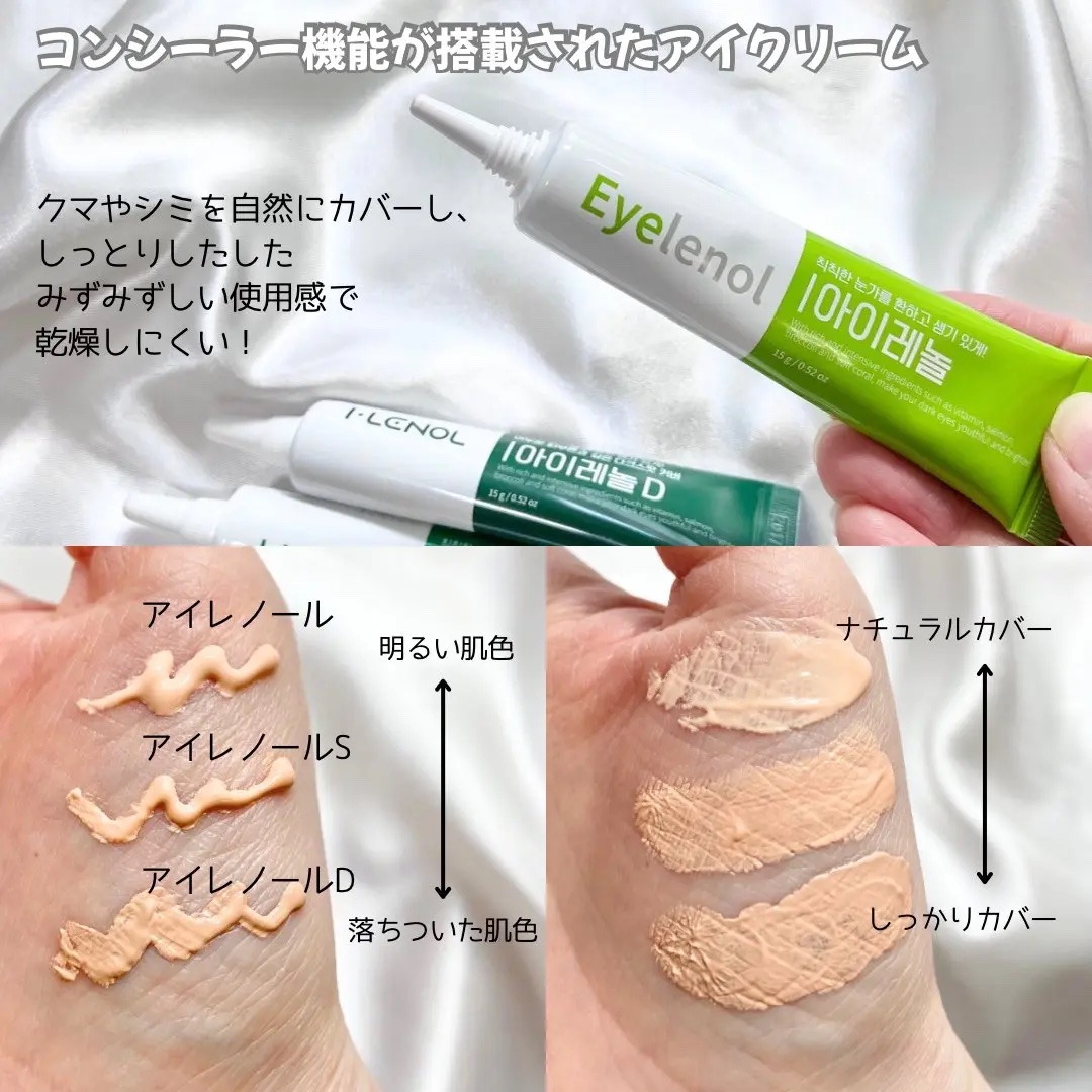 アイレノール クマクリーム/IRENOL/アイケア・アイクリームを使ったクチコミ（2枚目）