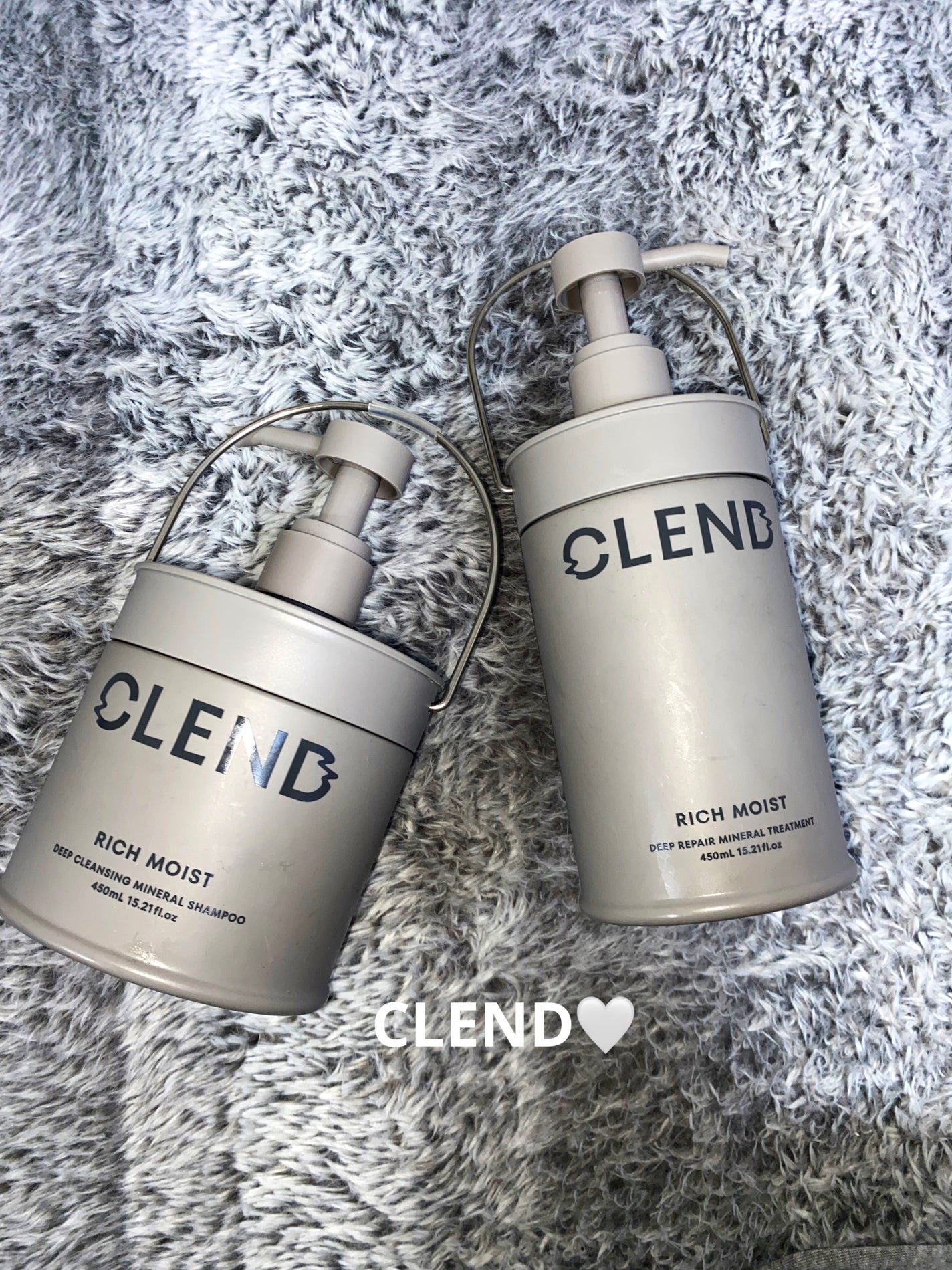 リッチモイスト ディープクレンジング ミネラル シャンプー/ディープリペア ミネラル トリートメント/CLEND/市販シャンプーを使ったクチコミ(1枚目)