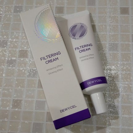 フィルタリングクリーム/DEWYCEL/日焼け止めクリームを使ったクチコミ(1枚目)