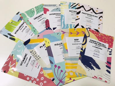 KISO プロテオグリカン マスクのクチコミ「美容液たっぷりのとっても薄いシート。
薄いシートですが、美容液をたっぷり含んでいる感じでプルプ.....」（1枚目）