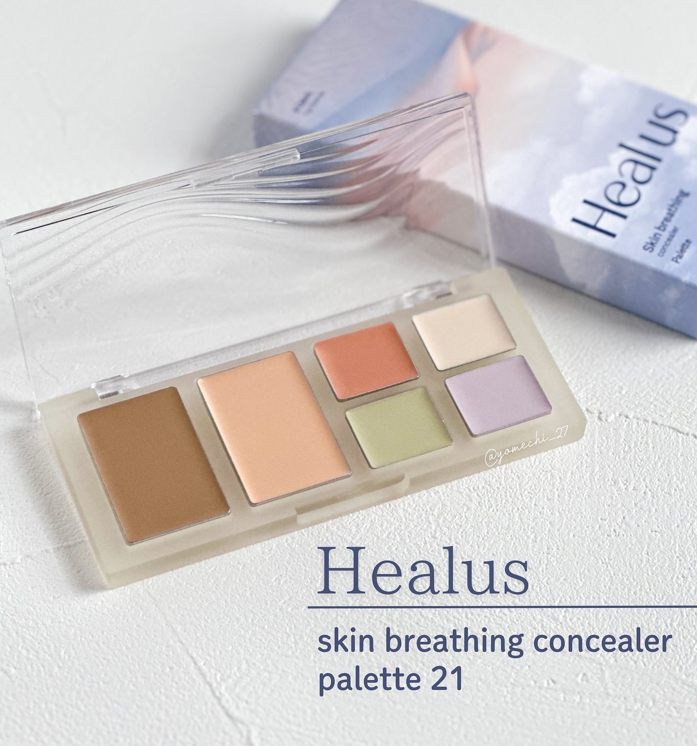 ブリージングコンシーラーパレット/Healus/パレットコンシーラーを使ったクチコミ(1枚目)