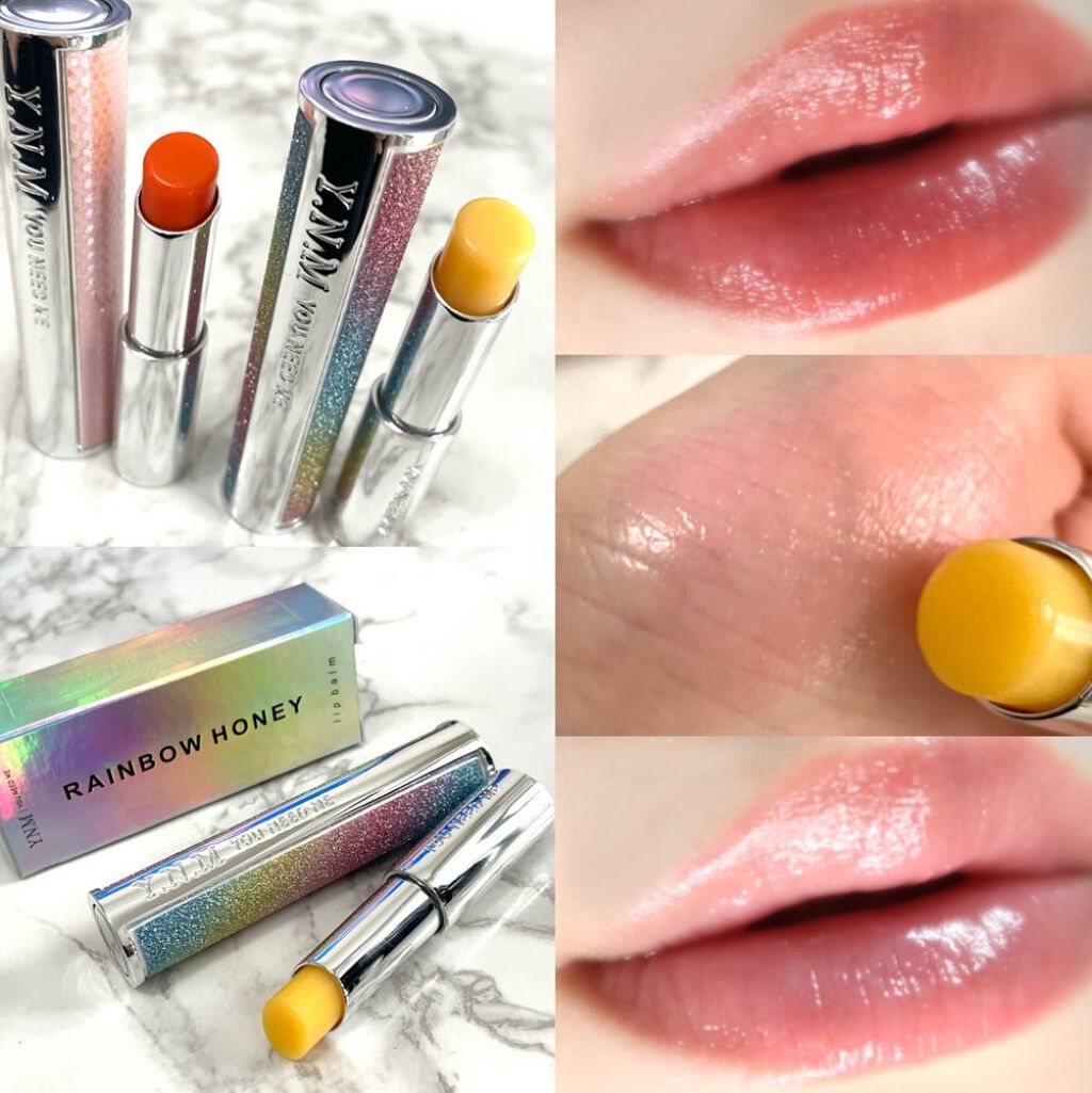 YNM  レインボーハニーリップバーム/YNM/リップバームを使ったクチコミ（1枚目）