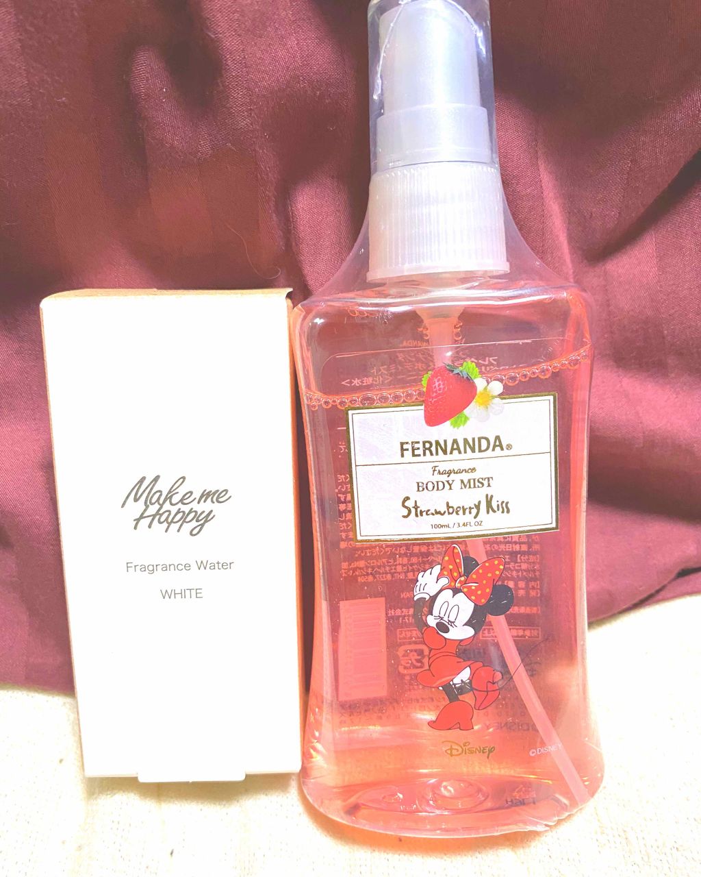 ディズニーストア限定 ミニー ボディミスト ストロベリーキス/フェルナンダ/香水(レディース)を使ったクチコミ(1枚目)