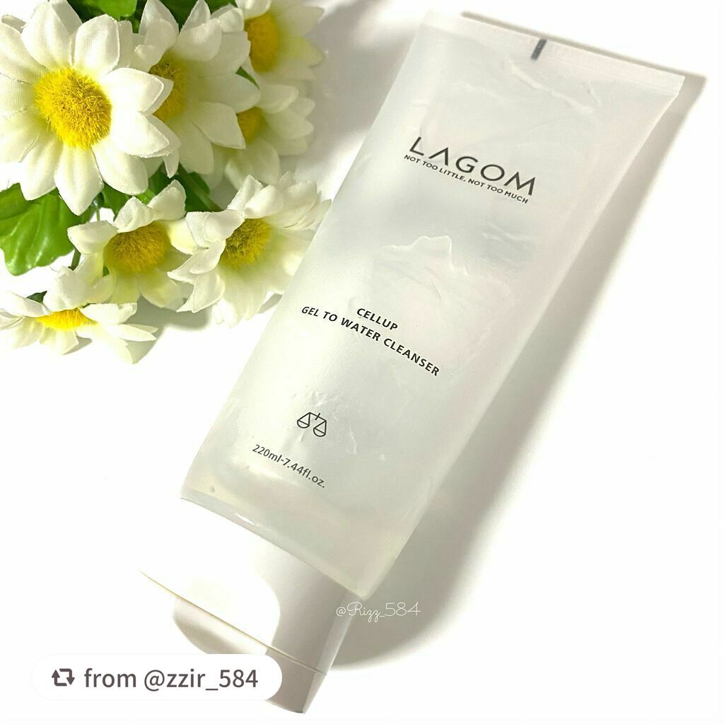 ラゴム ジェルトゥウォーター クレンザー(朝用洗顔)/LAGOM /その他洗顔料を使ったクチコミ(4枚目)