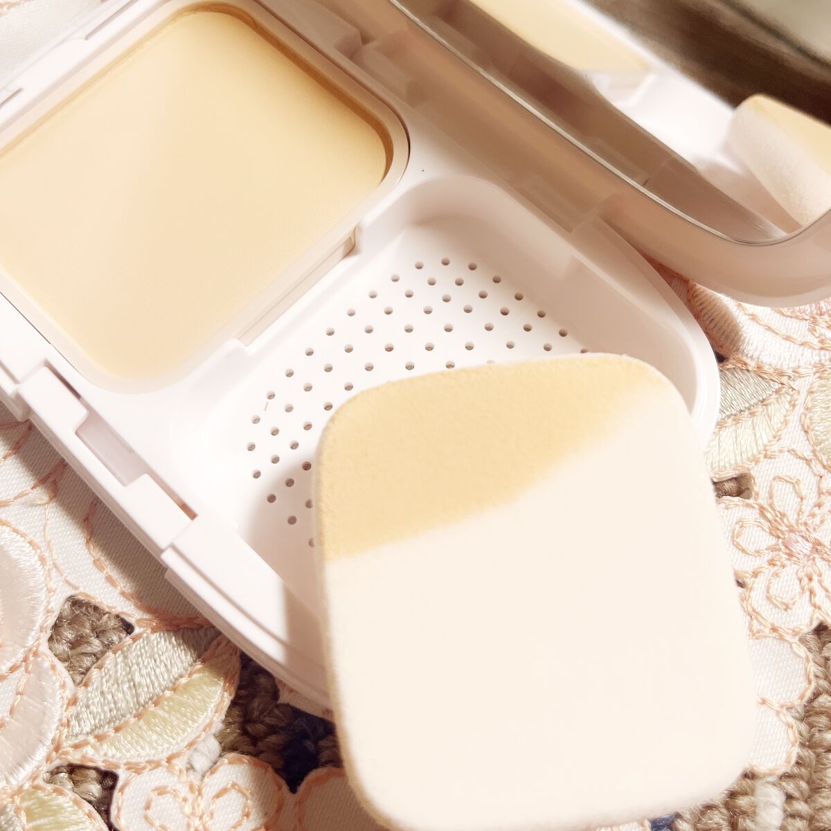 パウダーファンデーション/media luxe/パウダーファンデーションを使ったクチコミ(2枚目)