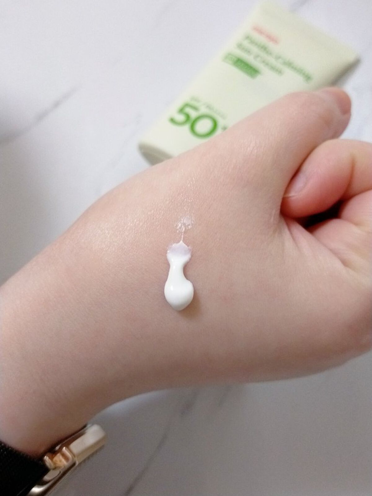 パンテカーミング サンクリーム/manyo/日焼け止めクリームを使ったクチコミ（2枚目）