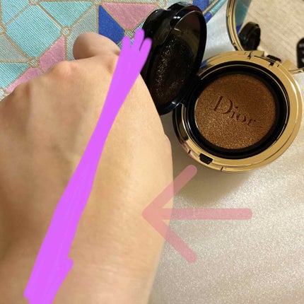 プレステージ ル クッション タン ドゥ ローズ/Dior/クッションファンデーションを使ったクチコミ(2枚目)