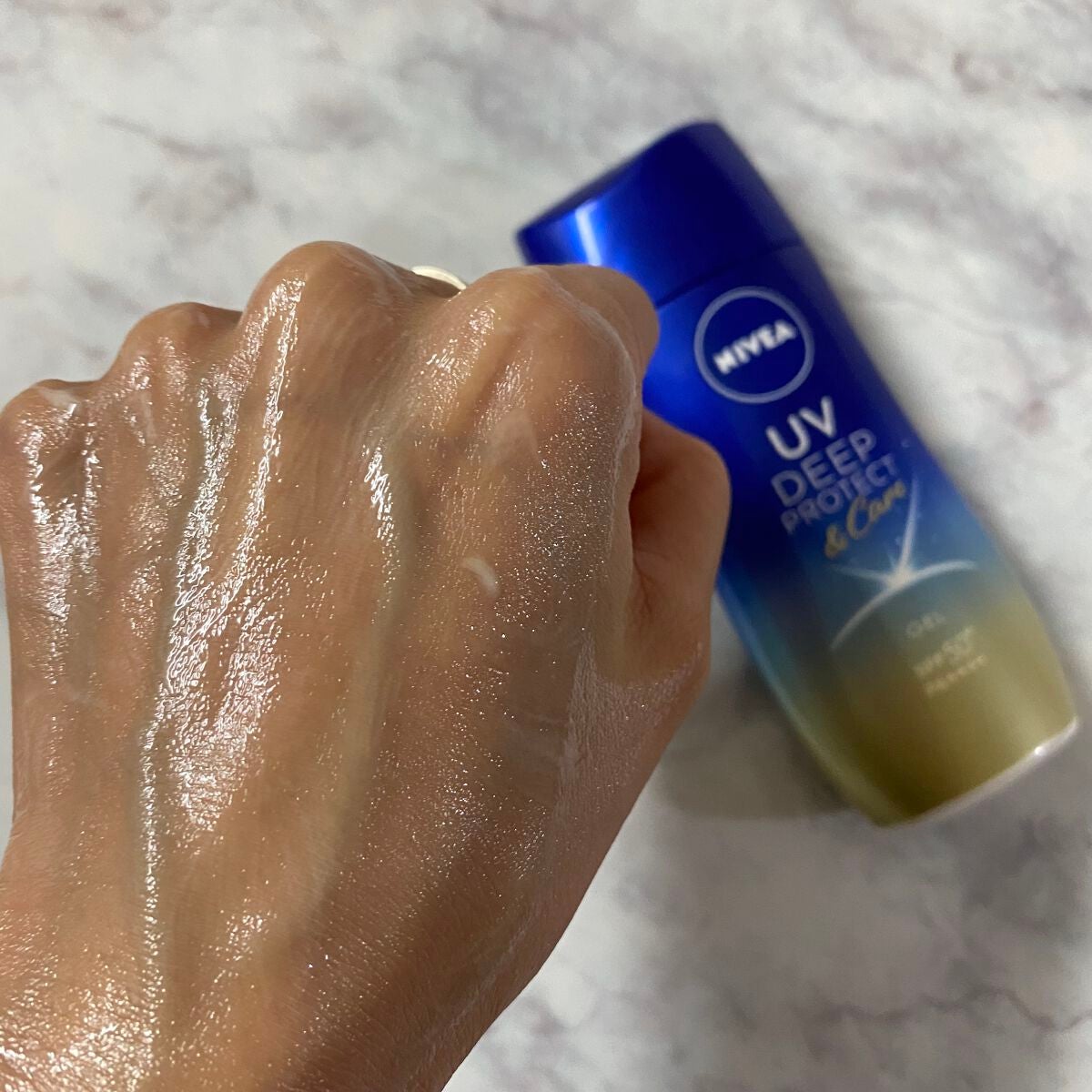 ニベアUV ディープ プロテクト&ケア ジェル/ニベア/日焼け止めジェルを使ったクチコミ(4枚目)