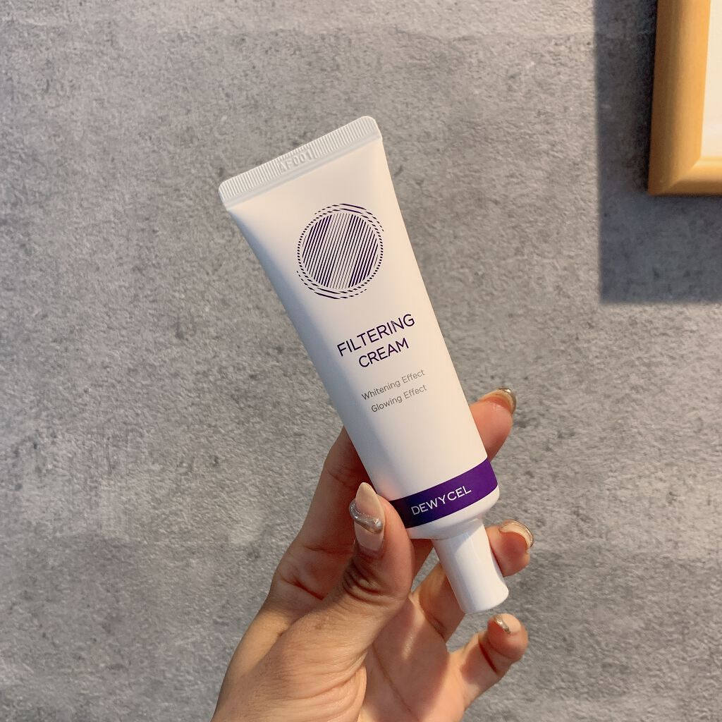 フィルタリングクリーム/DEWYCEL/日焼け止めクリームを使ったクチコミ(1枚目)