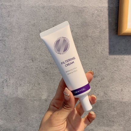 フィルタリングクリーム/DEWYCEL/日焼け止めクリームを使ったクチコミ(1枚目)