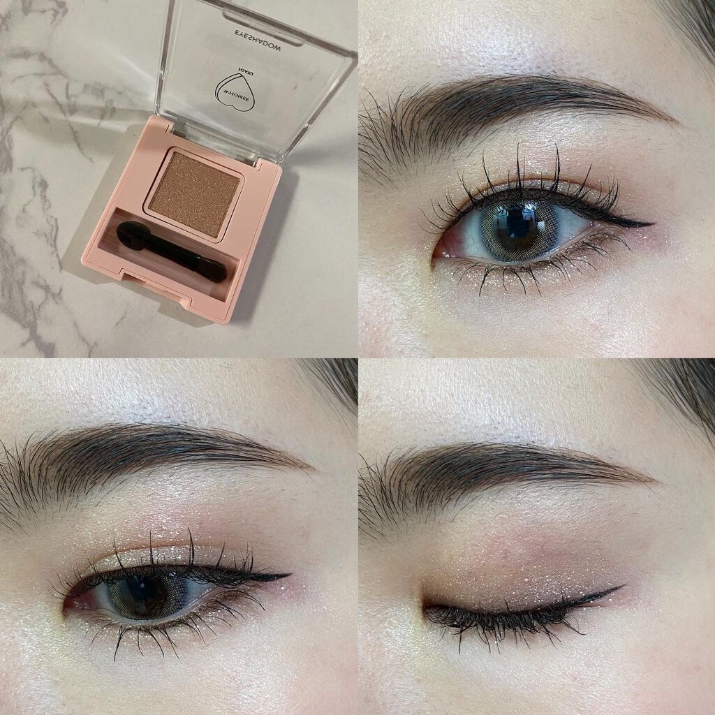 フーミー シングルラメシャドウ/WHOMEE/単色アイシャドウを使ったクチコミ(5枚目)