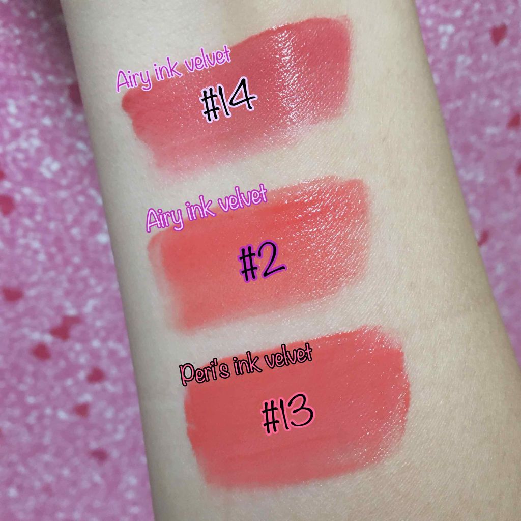 インク ベルベット/PERIPERA/口紅を使ったクチコミ(2枚目)