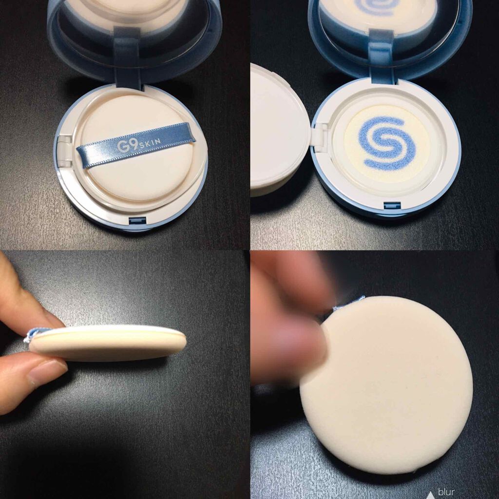 WHITE CREAMY CUSHION(ウユファンデ)/G9SKIN/化粧下地を使ったクチコミ(3枚目)