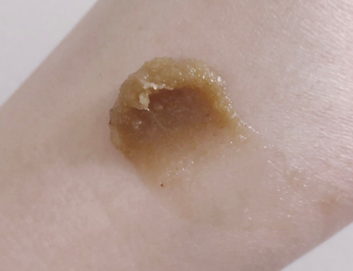 ハトムギスクラブウォッシュオフパック/ニプニプ/スクラブ・ゴマージュを使ったクチコミ(2枚目)