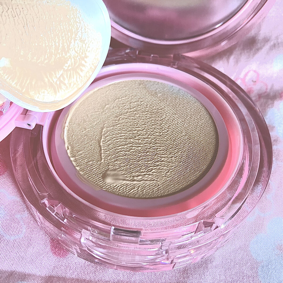 デューパワーヴィーガンクッション/AMUSE/クッションファンデーションを使ったクチコミ（3枚目）