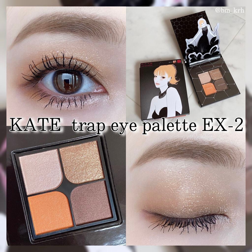 トラップアイパレット/KATE/アイシャドウパレットを使ったクチコミ(3枚目)