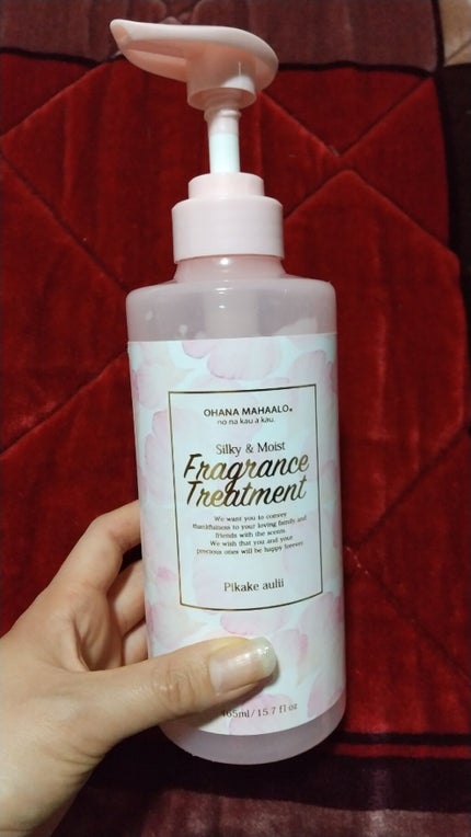 オハナ・マハロ フレグランスヘアトリートメント<ピカケ アウリィ>/OHANA MAHAALO/洗い流すヘアトリートメントを使ったクチコミ(1枚目)