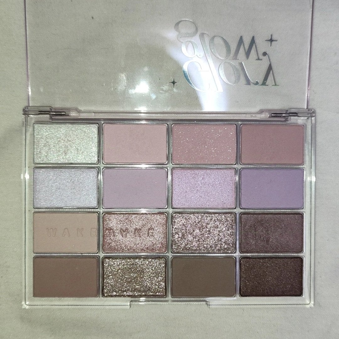 ソフトブラーリングアイパレット/wakemake/アイシャドウパレットを使ったクチコミ(3枚目)