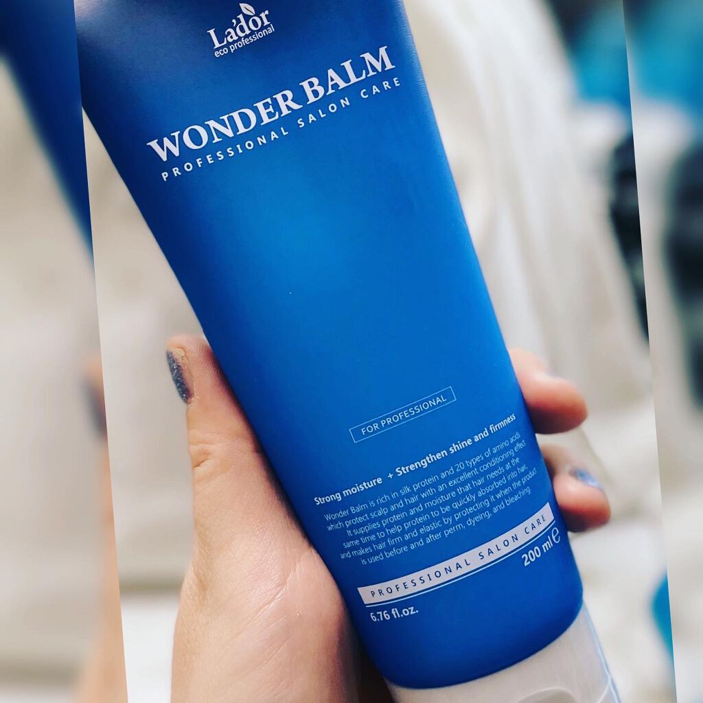 WONDER BALM/La'dor/洗い流すヘアトリートメントを使ったクチコミ(4枚目)