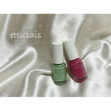 ettusais バカンスネールカラーのクチコミ「ettusais  mini nail color

エテュセ　ミニネイルカラー

✴︎gre.....」（1枚目）