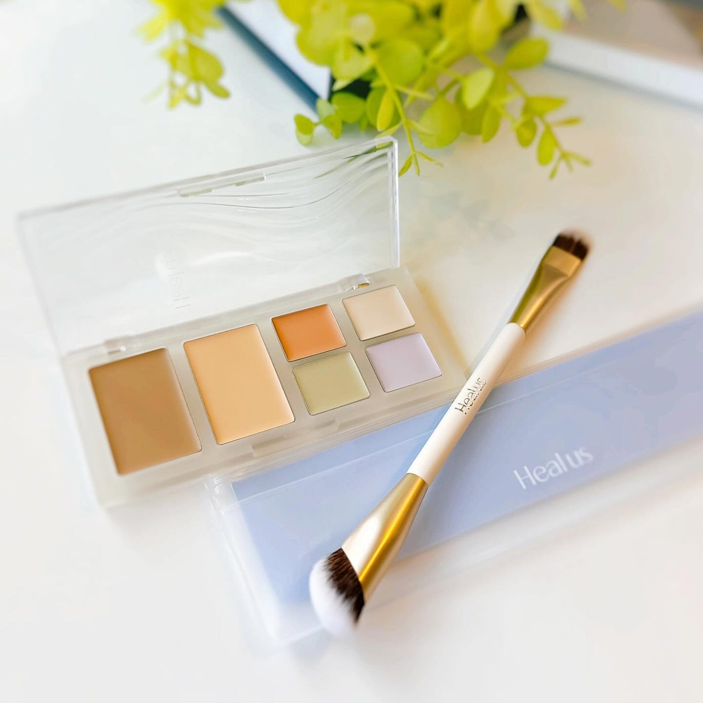 ブリージングコンシーラーパレット/Healus/パレットコンシーラーを使ったクチコミ(7枚目)