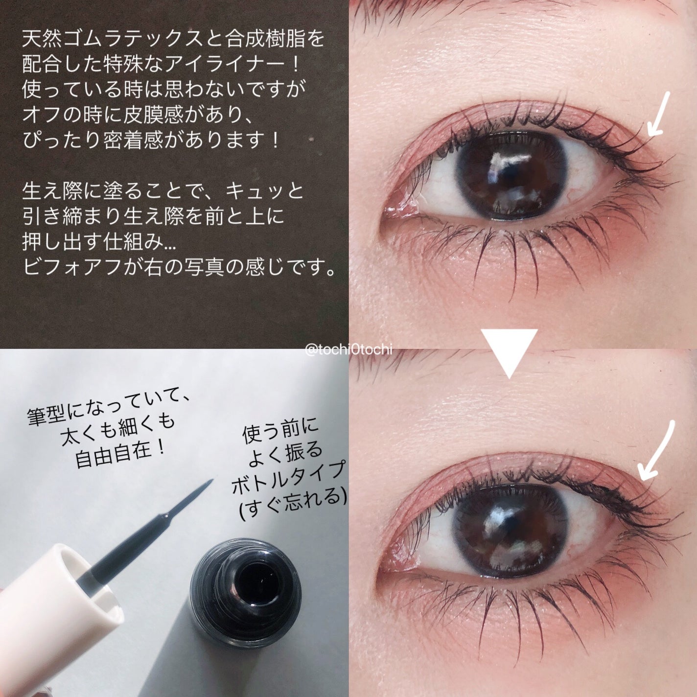 SEN FLUID Jet Black/Eyelist/リキッドアイライナーを使ったクチコミ(2枚目)
