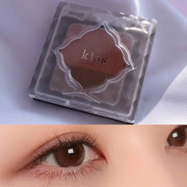 KiSS デュアルアイズBXのクチコミ「kiss
デュアルアイズBX
04
Chocolat Fig


簡単にやさしいチョコレートカ.....」（1枚目）