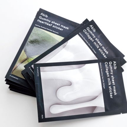 ガムシートマスク コラーゲン※10ミルク※11ステッカー/Abib /シートマスク・パックを使ったクチコミ(5枚目)