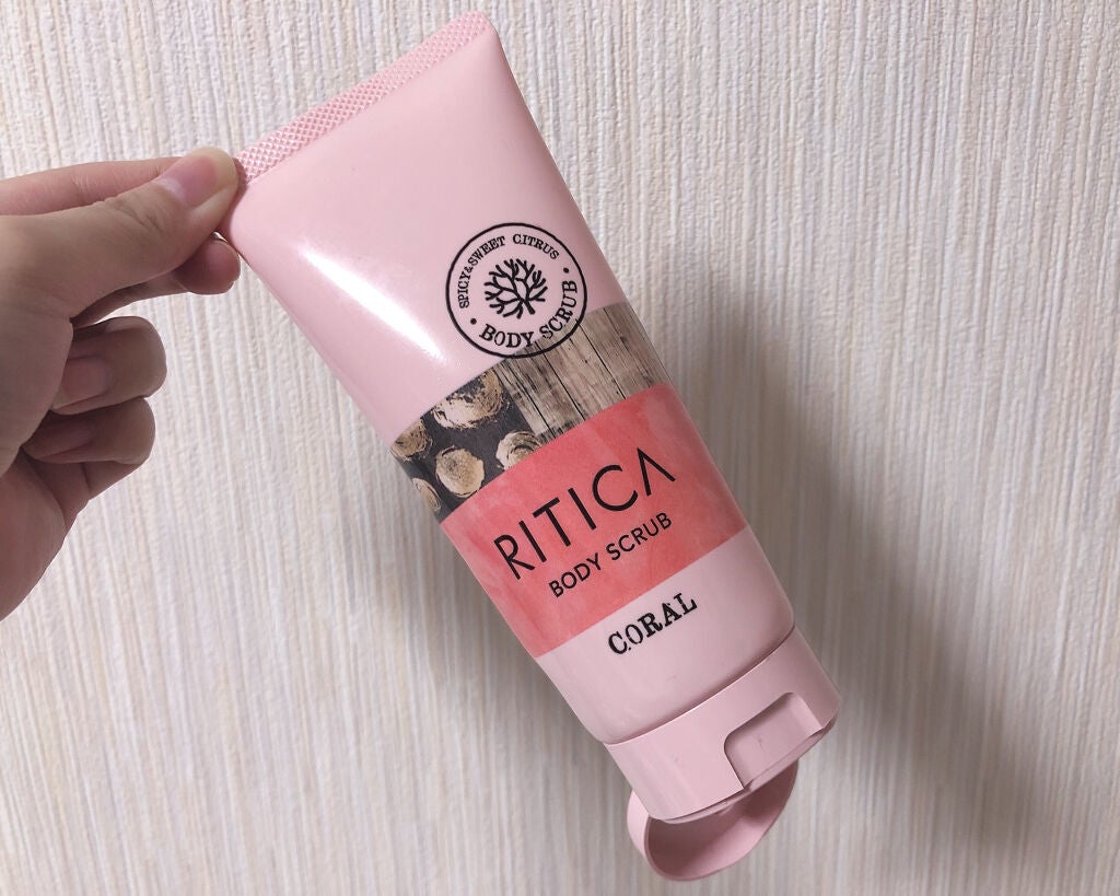 RITICA ボディフィットスクラブ コーラル/ロゼット/ボディスクラブを使ったクチコミ(1枚目)