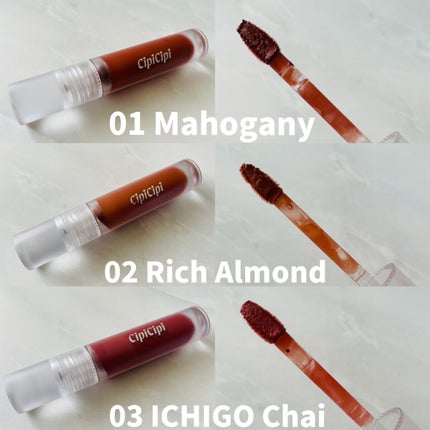 ふわマットティント/CipiCipi/リップティントを使ったクチコミ(2枚目)