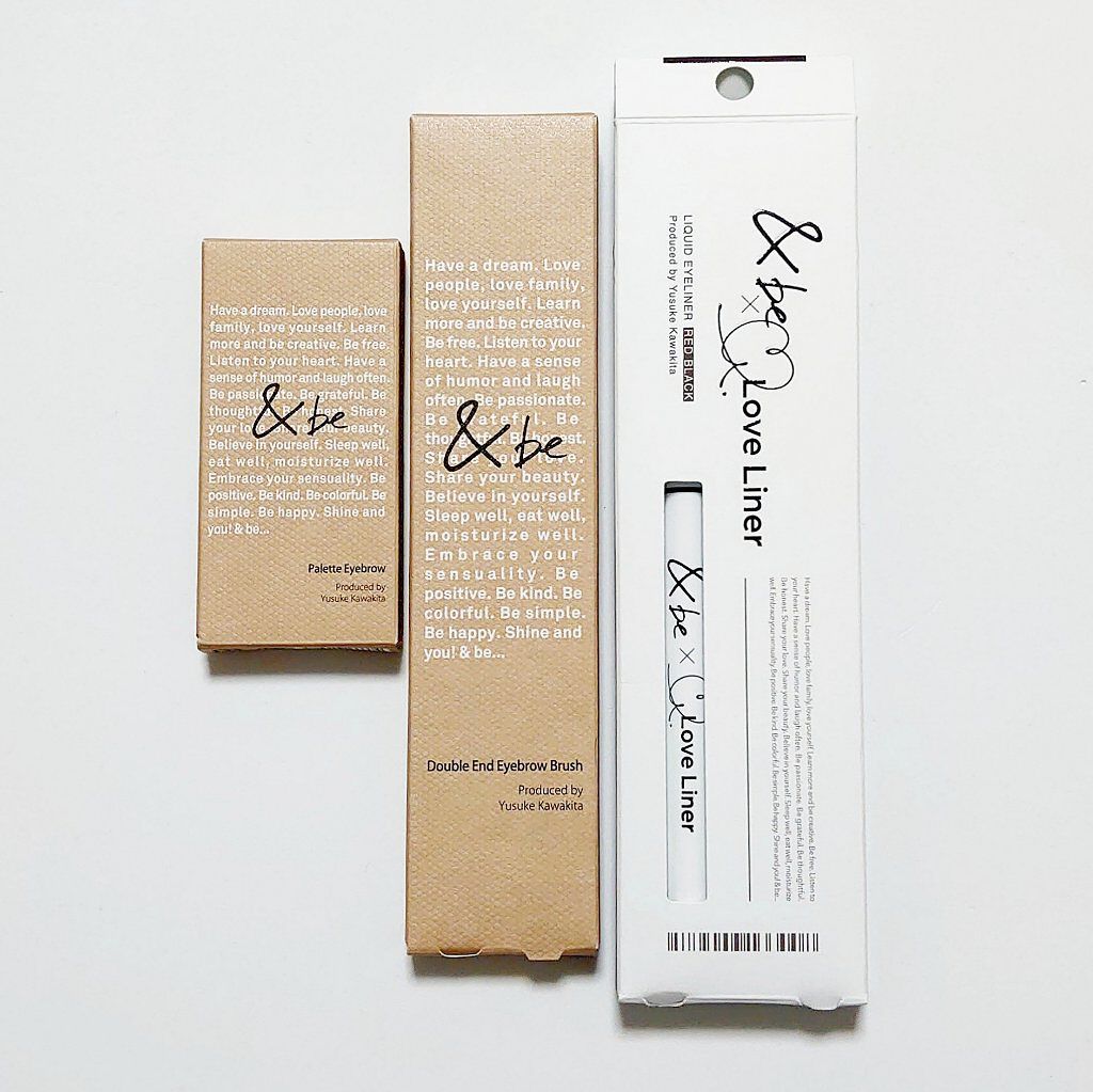 ダブルエンドアイブロウブラシ熊野筆/＆be/メイクブラシを使ったクチコミ（1枚目）