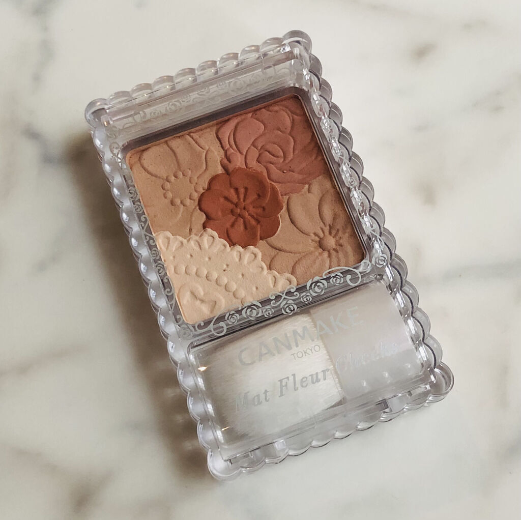 マットフルールチークス/キャンメイク/パウダーチークを使ったクチコミ（1枚目）