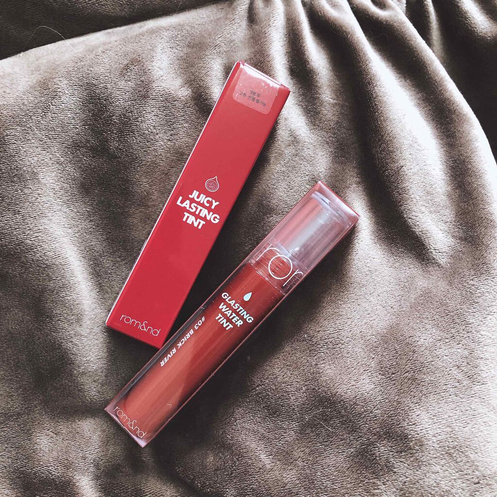 ジューシーラスティングティント/rom&nd/リップティントを使ったクチコミ（1枚目）