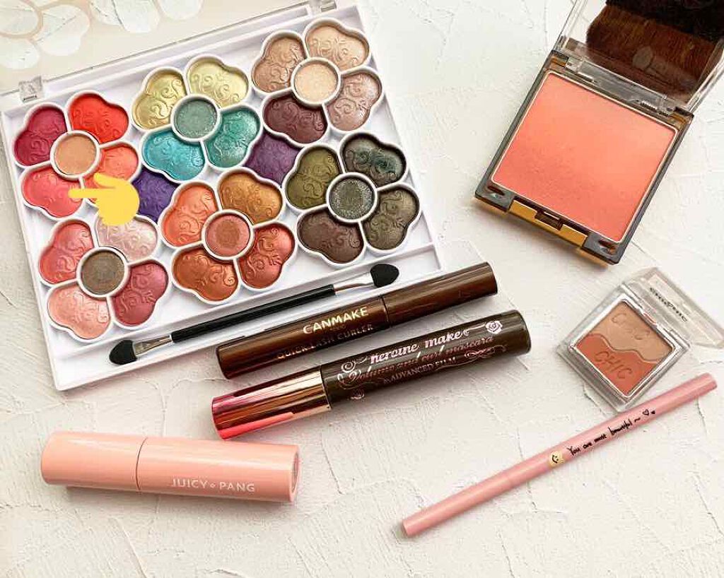 スマイルハート Chic Chicアイシャドウ/FLORTTE/アイシャドウパレットを使ったクチコミ（1枚目）