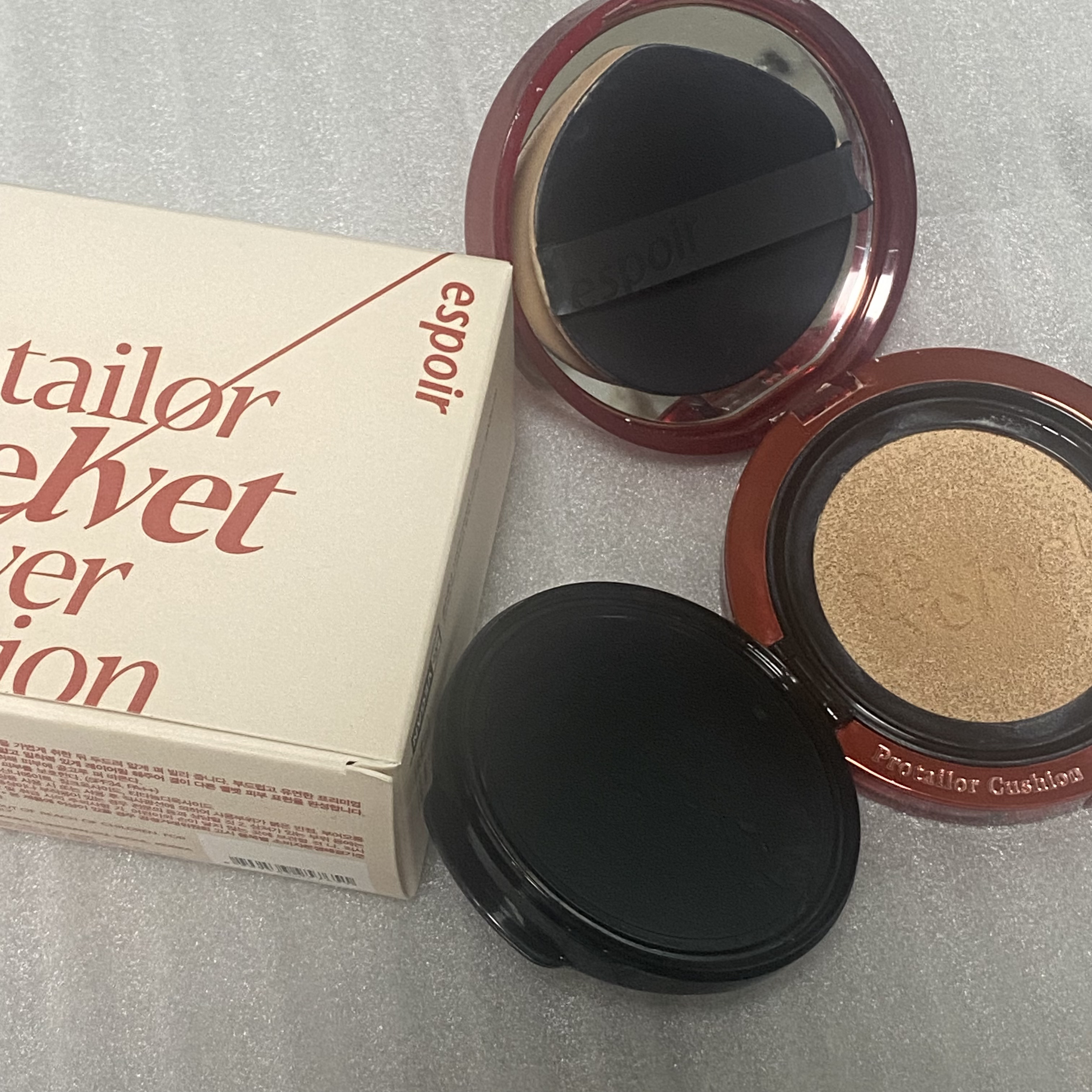 プロテーラービーベルベットカバークッション/espoir/クッションファンデーションを使ったクチコミ（2枚目）