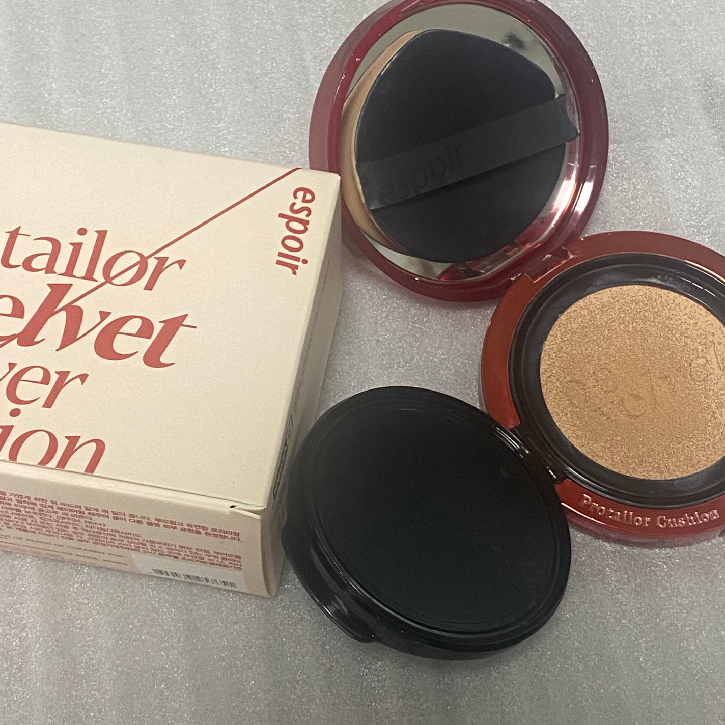 プロテーラービーベルベットカバークッション/espoir/クッションファンデーションを使ったクチコミ(2枚目)