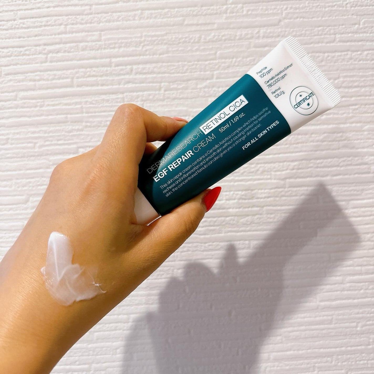 レチノールシカEGFリペアクリーム/DERMA RESEARCH/フェイスクリームを使ったクチコミ(3枚目)