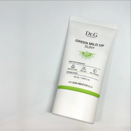 グリーンマイルドアップサンプラス/Dr.G/日焼け止めクリームを使ったクチコミ(2枚目)