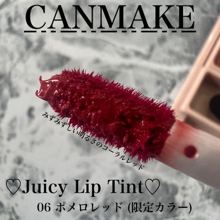 ジューシーリップティント/キャンメイク/口紅を使ったクチコミ(1枚目)