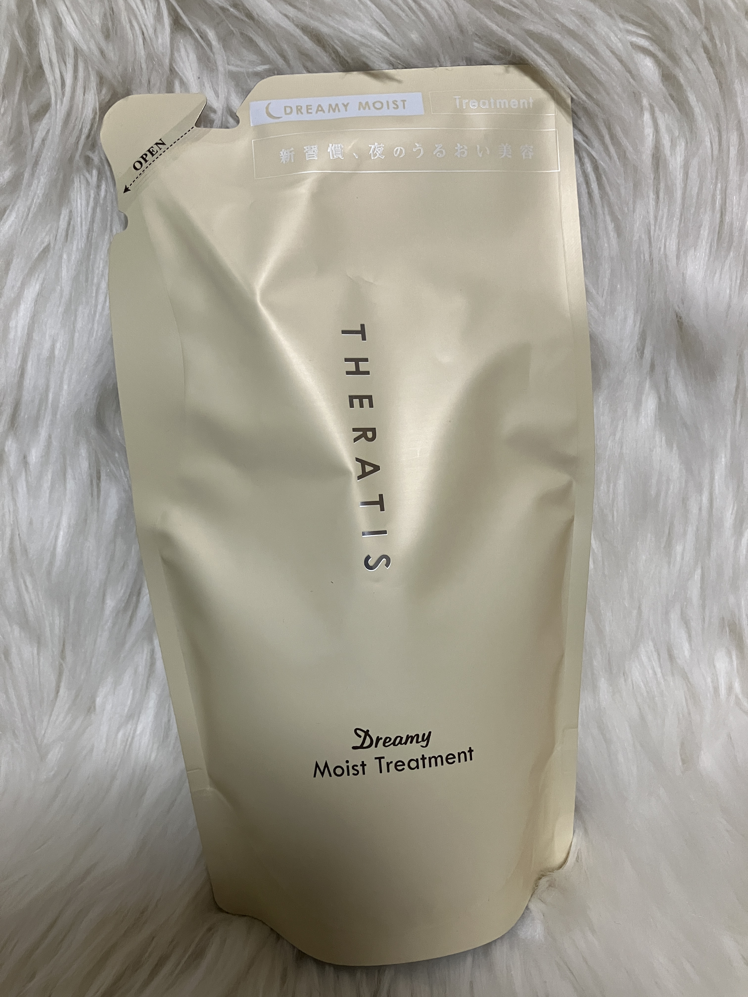 ドリーミー モイスト シャンプー/ヘアトリートメント ヘアトリートメント詰替 325g/THERATIS/市販シャンプーを使ったクチコミ（1枚目）