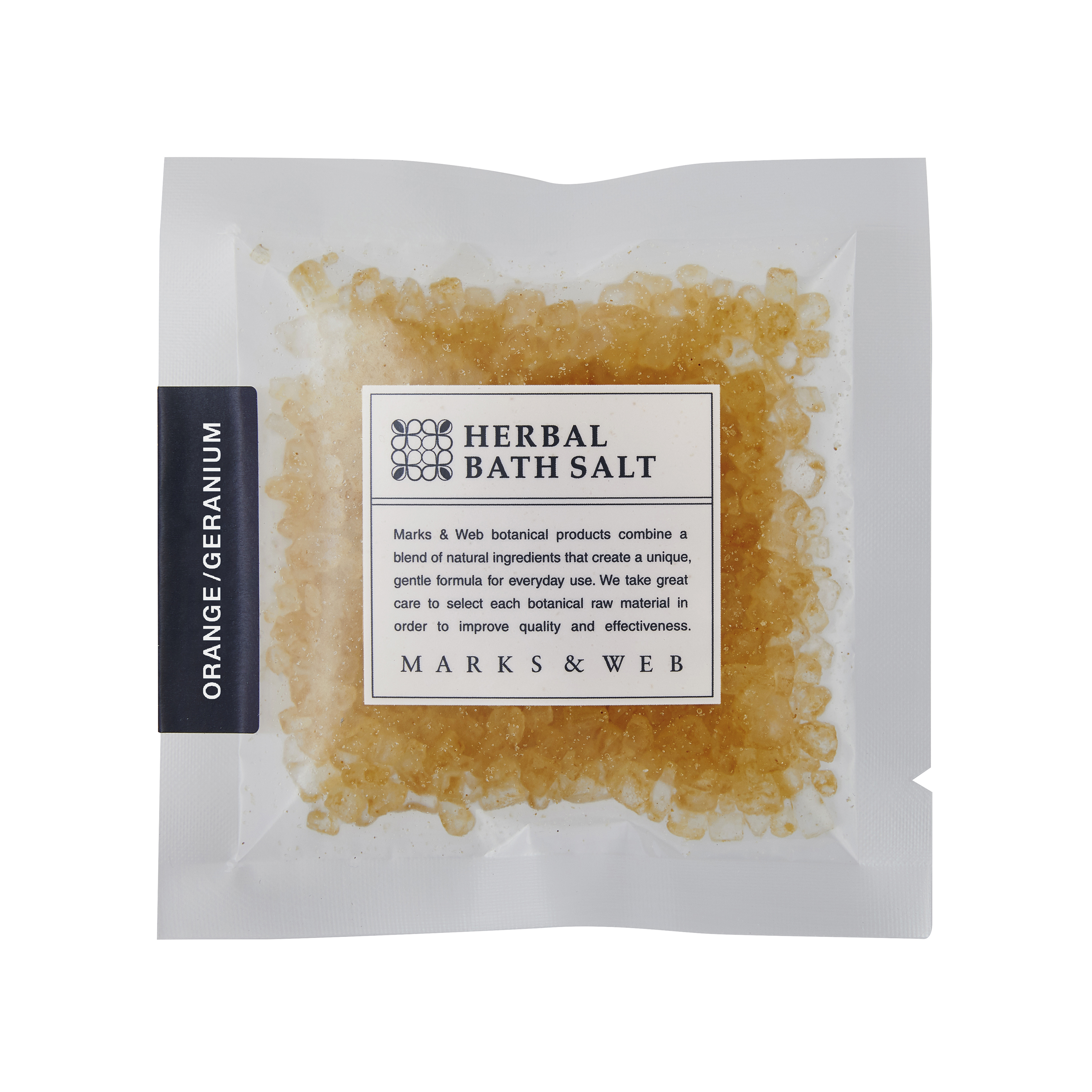 ハーバルバスソルト オレンジ / ゼラニウム 分包 40g