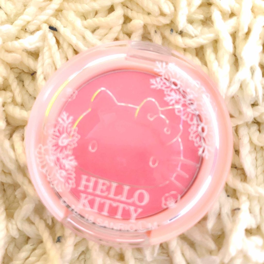 Blooming Kitty パウダーチーク/DAISO/パウダーチークを使ったクチコミ(1枚目)