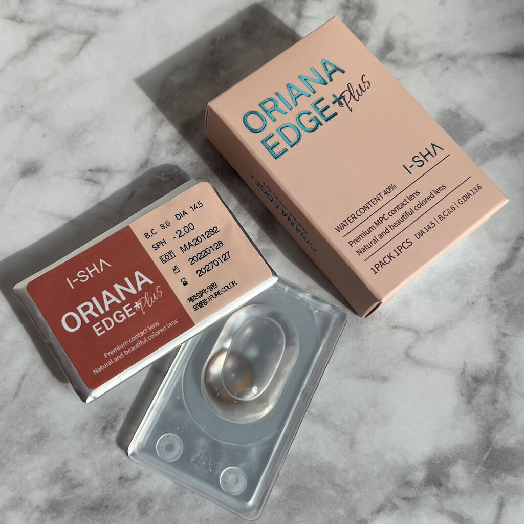 ORIANA EDGE+1DAY/蜜のレンズ/ワンデー（１DAY）カラコンを使ったクチコミ（2枚目）