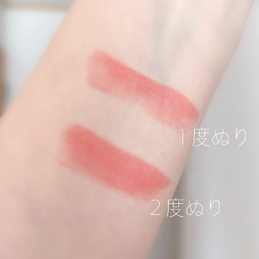 ラスティンググロスリップ/CEZANNE/口紅を使ったクチコミ(3枚目)