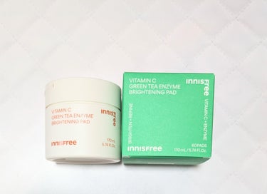 ビタC グリーンティーエンザイム ブライト パッド/innisfree/拭き取り化粧水を使ったクチコミ（2枚目）