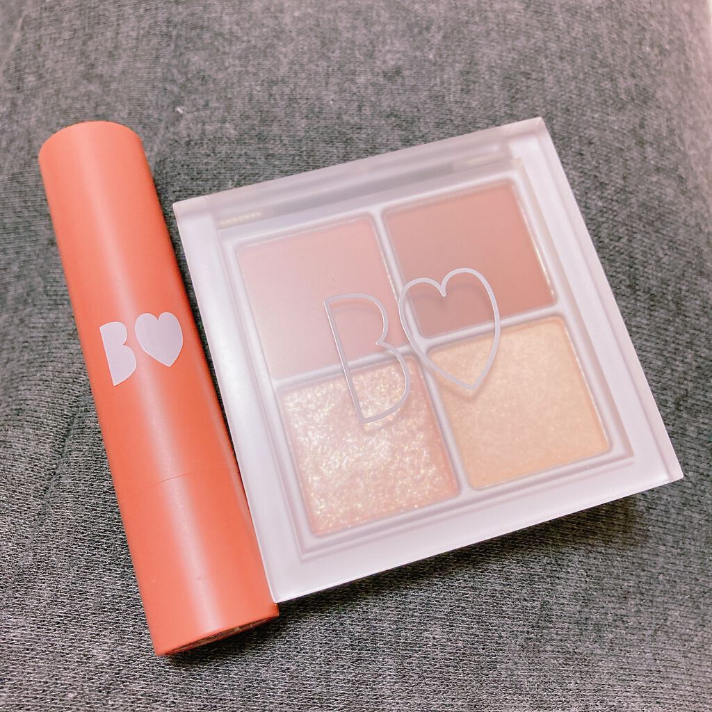 B IDOL
つやぷるリップ 限定 隙みせCORAL🌼
THE アイパレ あの頃のコーラルブラウン🌼

初めてのB IDOL✨
最近あかりんのYouTube見始めて
可愛くて買ってみた！

つやぷるリップはスルスル塗れて
プランパー効果