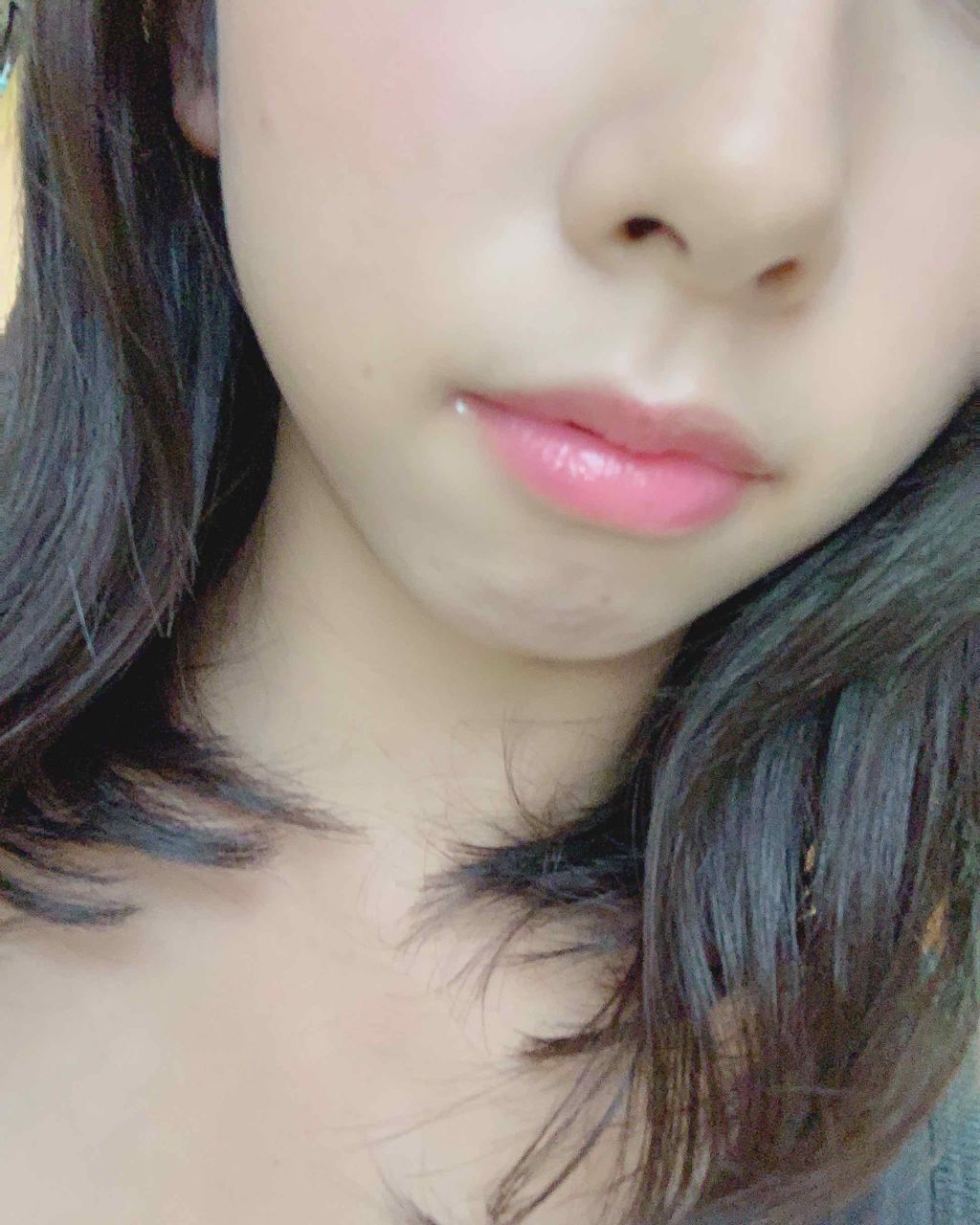 ラスティンググロスリップ/CEZANNE/口紅を使ったクチコミ（2枚目）